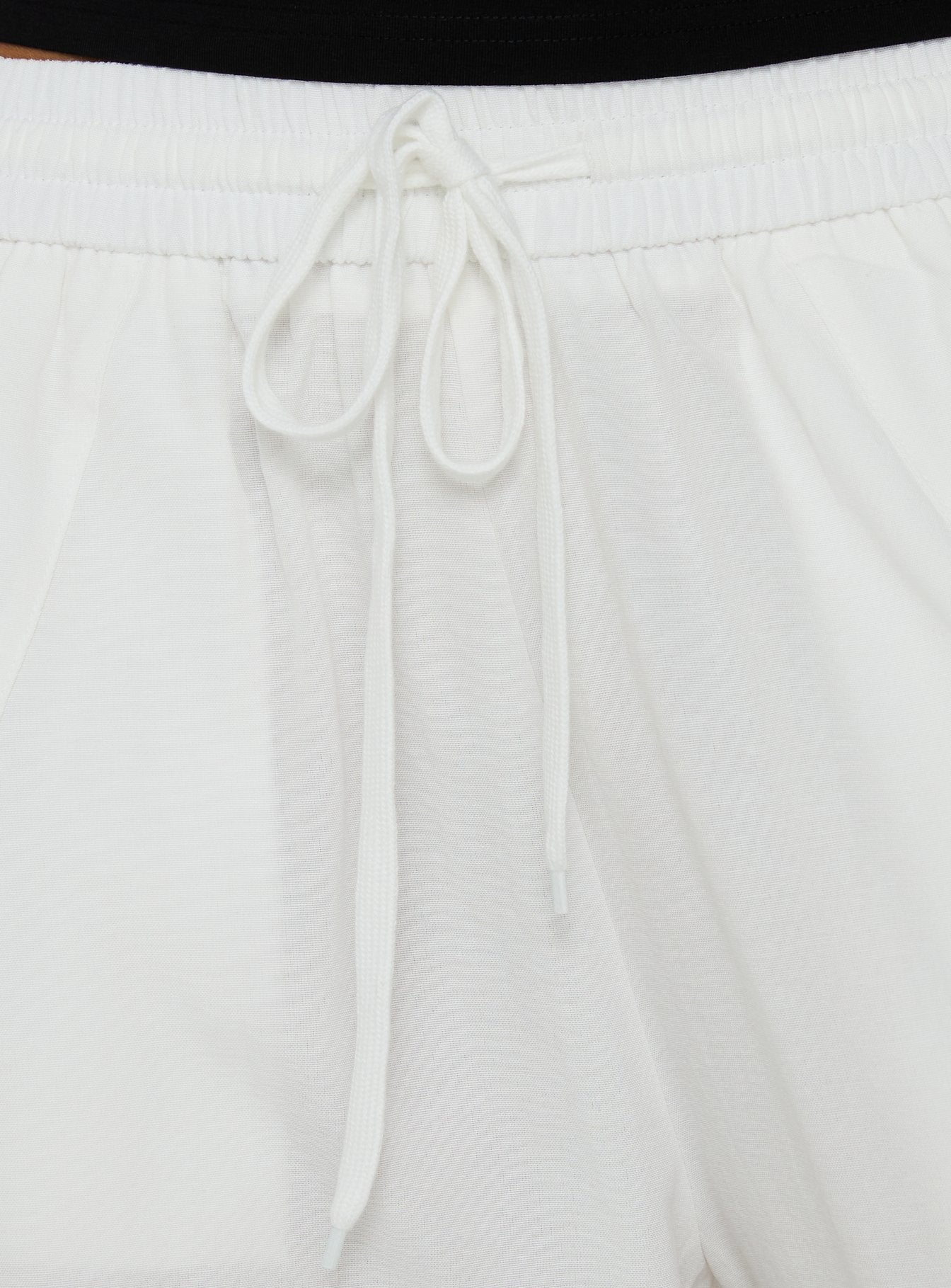 Showcasing Mankind Baggy Cargo Pants White in womens-regular-pants with mid-rise, product Princess Polly