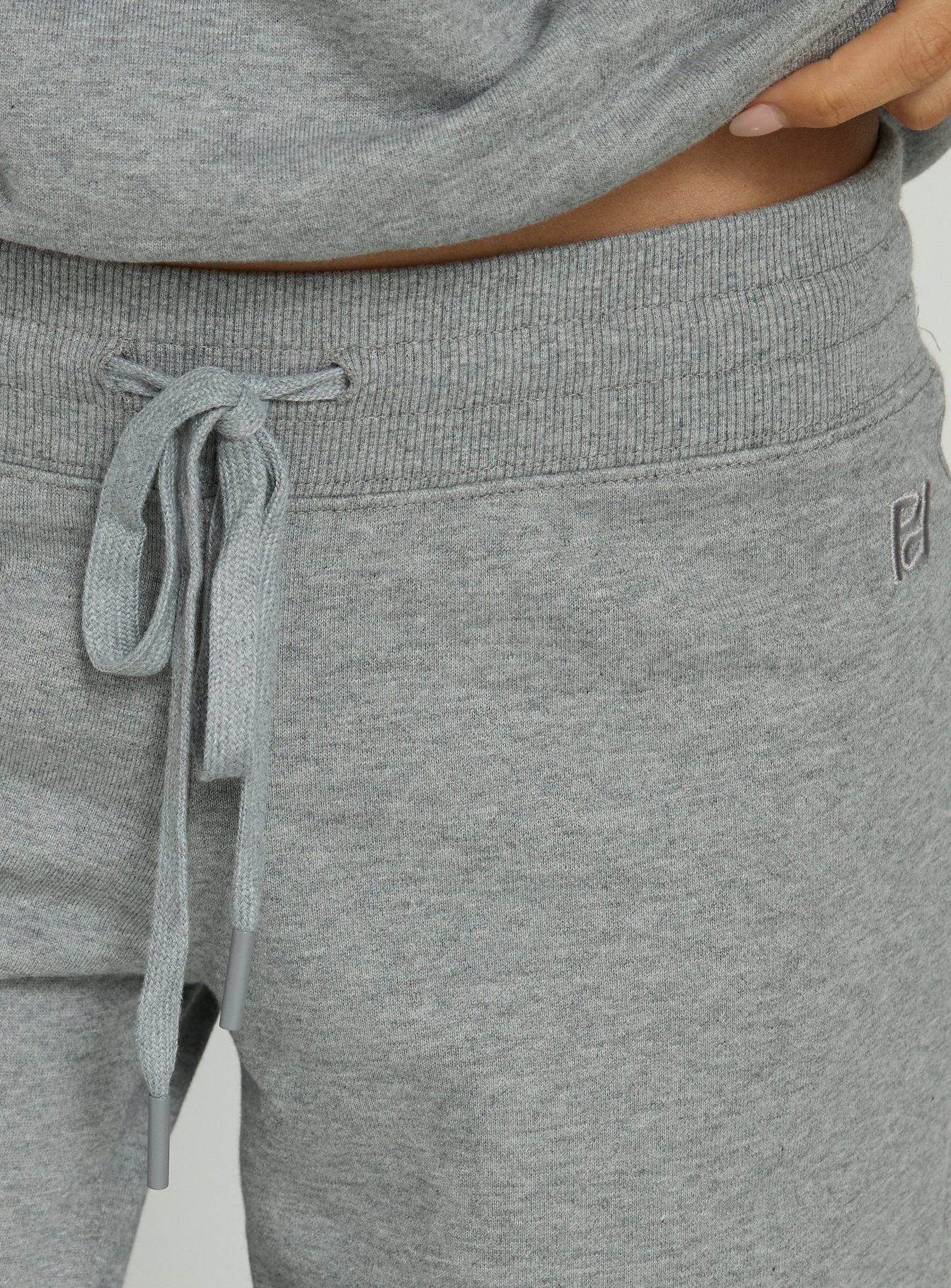 Dodie Wide Leg Pants Dark Grey Marle