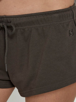 Quinncy Low Rise Sweat Shorts Iron Grey