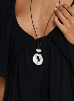 Sun Spirit Plunge Flowy Playsuit Black