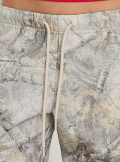 Kennah Wide Leg Sweat Pants Camo