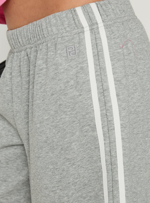 Sayllor Longline Sweat Shorts Grey Marle