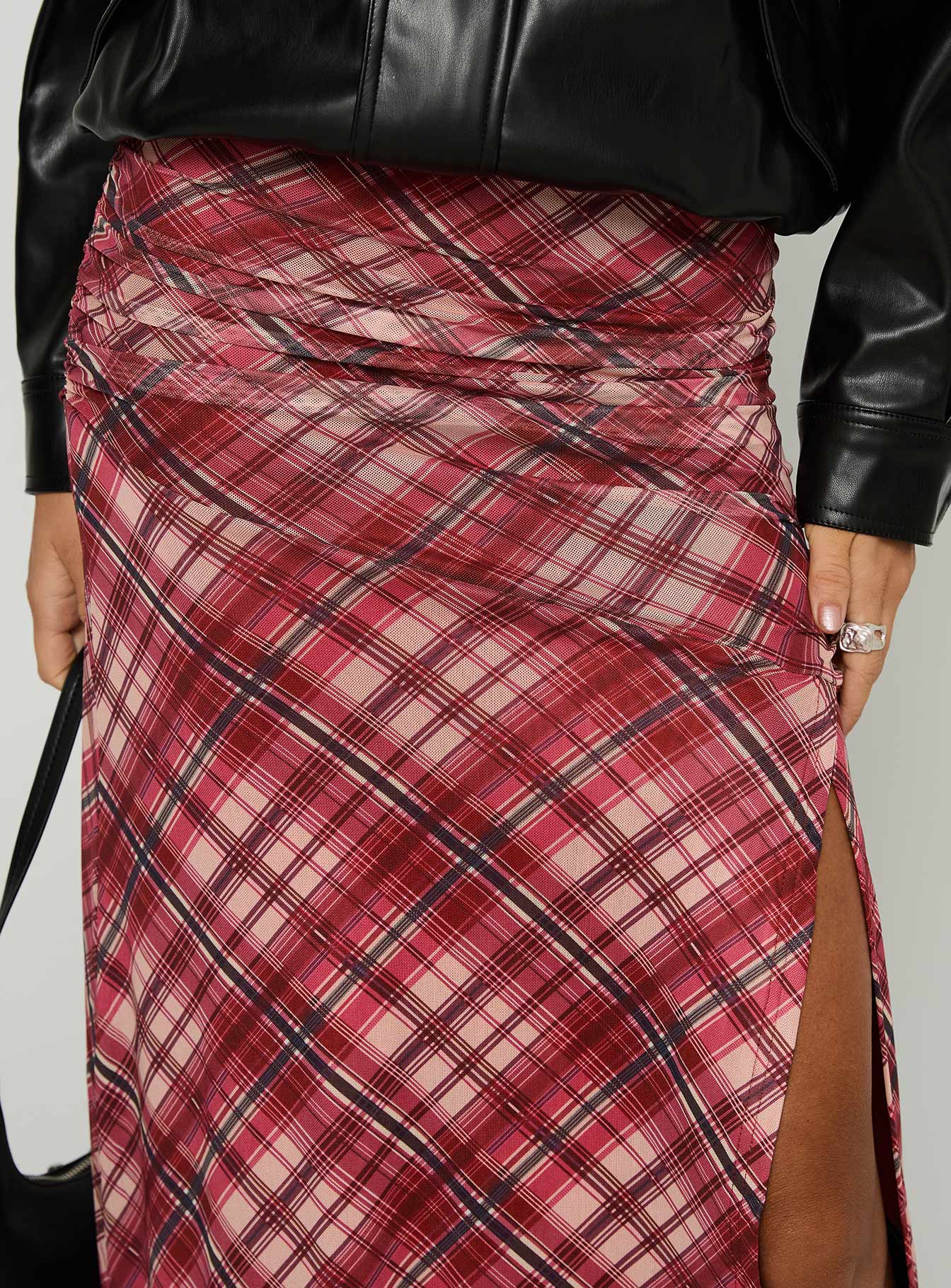 Cooperi Maxi Skirt Red Multi