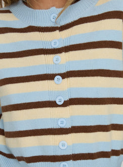 product Princess Polly Rhitta Button Down Cardigan Multi Stripe Jumpers 