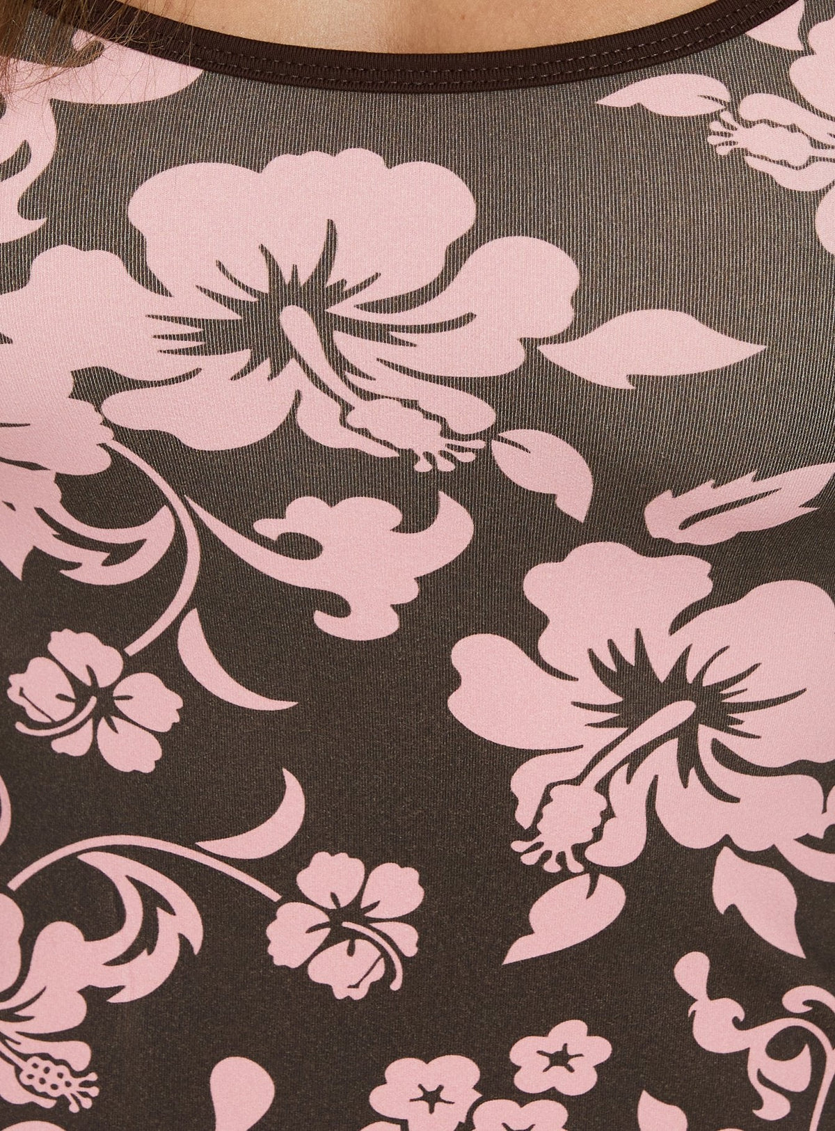 Hibiscus Girl Scooped A Line Mini Dress Hibiscus