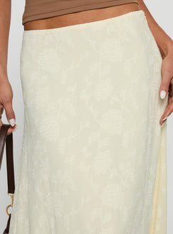 product Princess Polly Su Casa Low Waist Maxi Skirt Yellow Maxi 