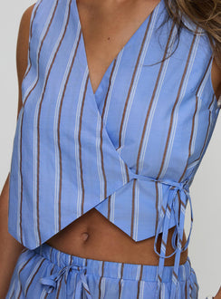 Raychel Set Blue Stripe