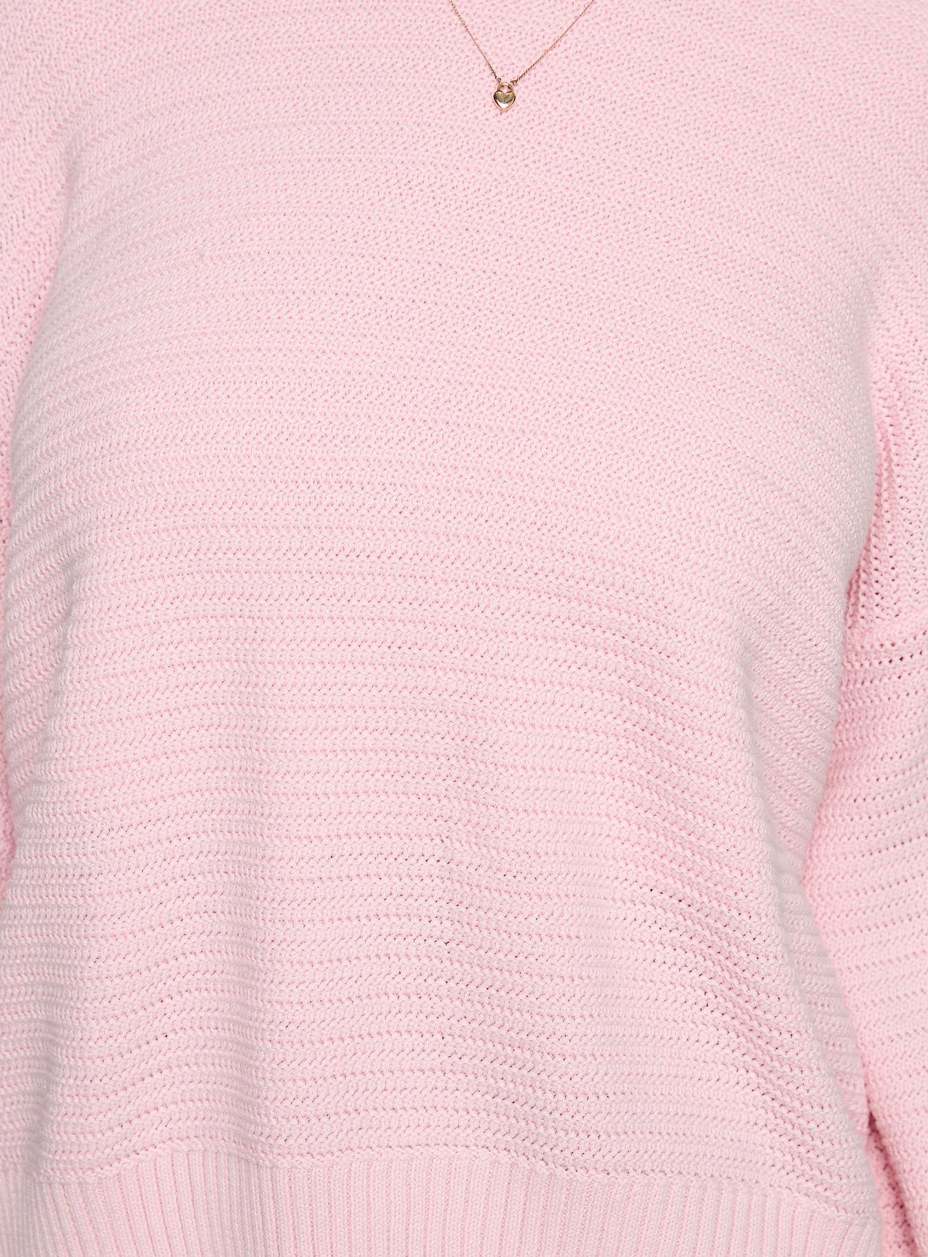 Melzo Crew Neck Knit Sweater Pink