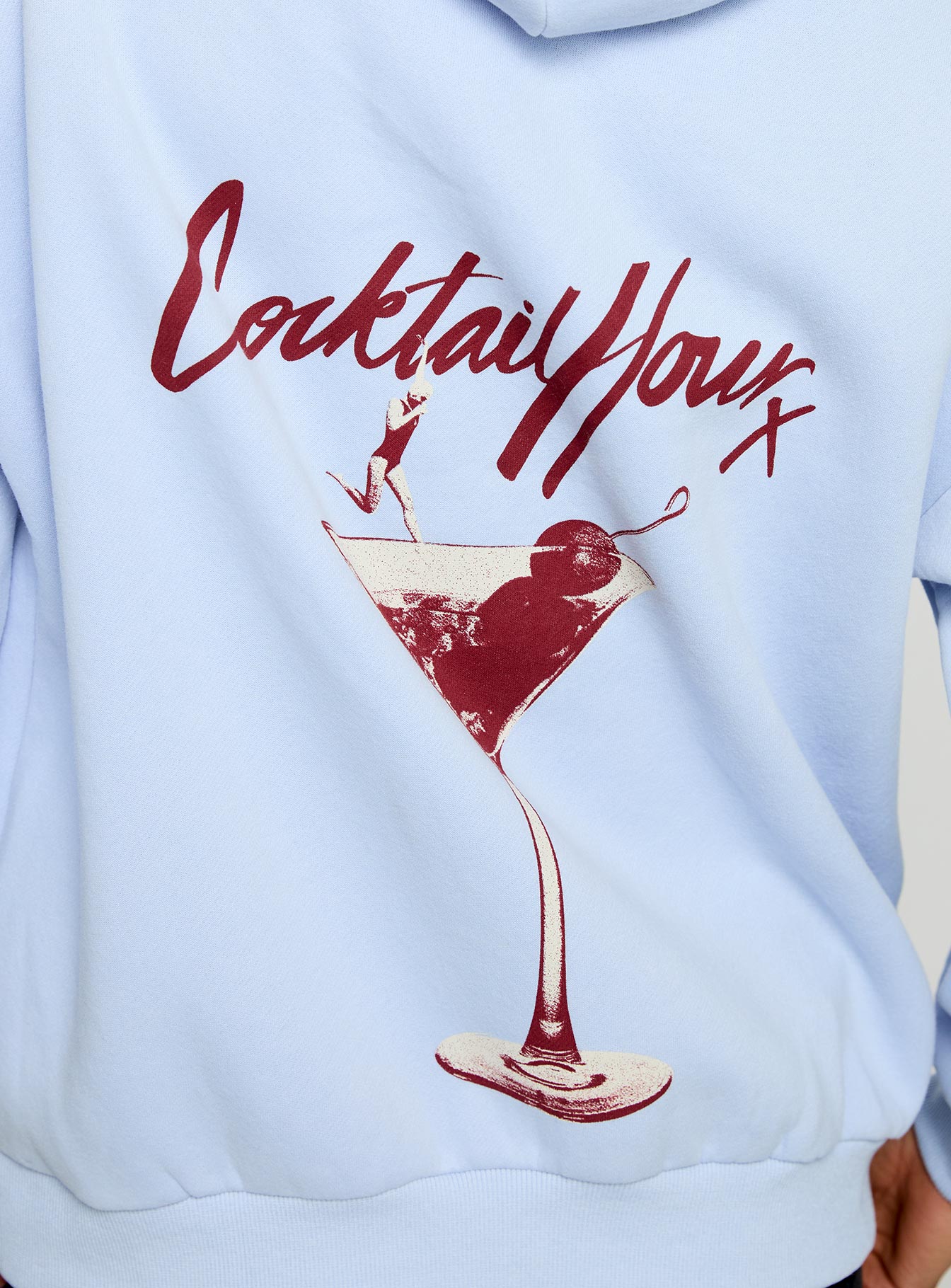 Unwind In Peace Hoodie Blue