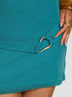 Armonia Mini Dress Teal