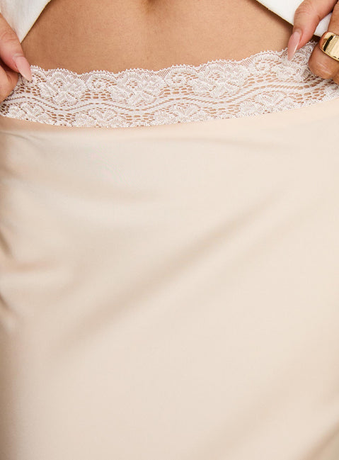 The Charmaine Maxi Skirt Cream