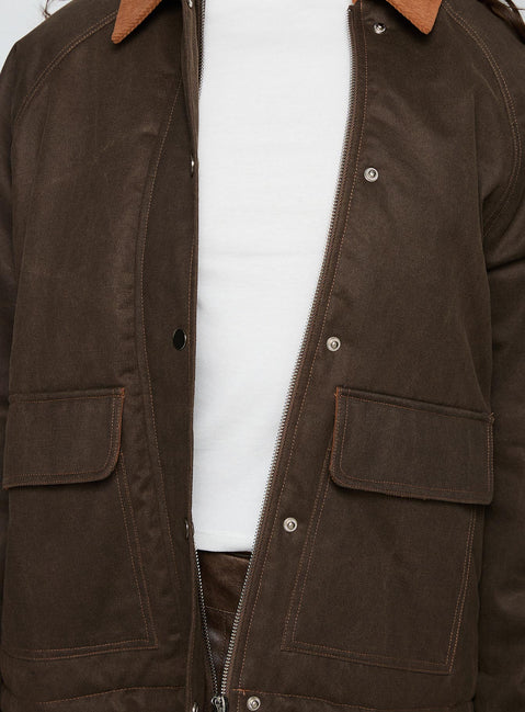 Shadow Phase Jacket Brown