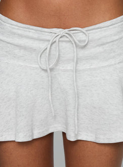 product Princess Polly Izla Lounge Skort Grey Marle Low Rise Shorts 