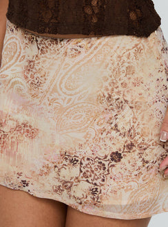 product Princess Polly Feed The Soul Mini Skirt Multi Mini Skirts 