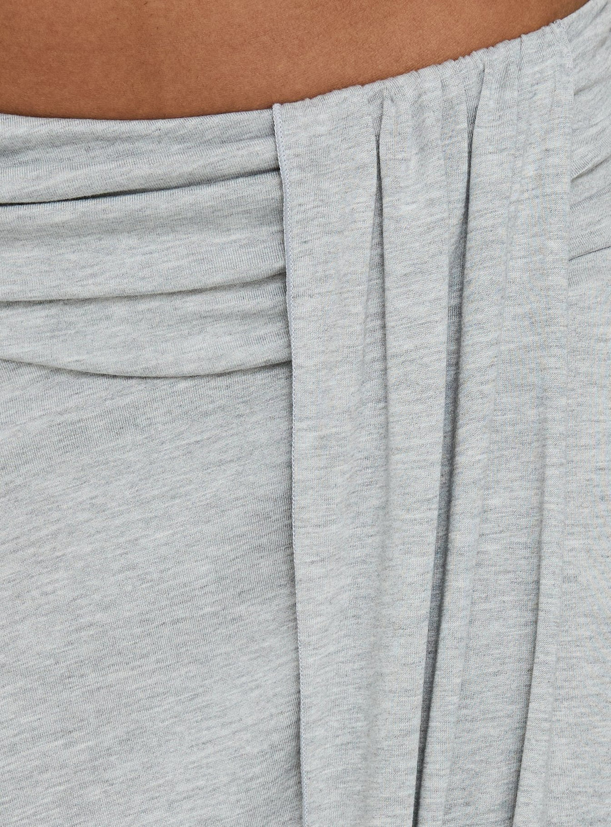 Capturing the Iselda Draped Midi Skirt Grey Marle womens-skirts Princess Polly