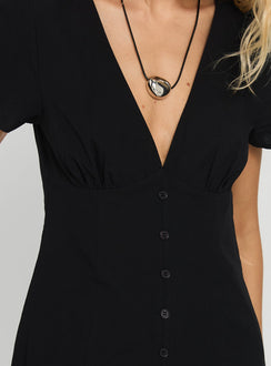 Loveliness Playsuit Black
