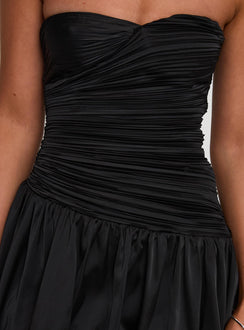 Elmstead Strapless Romper Black