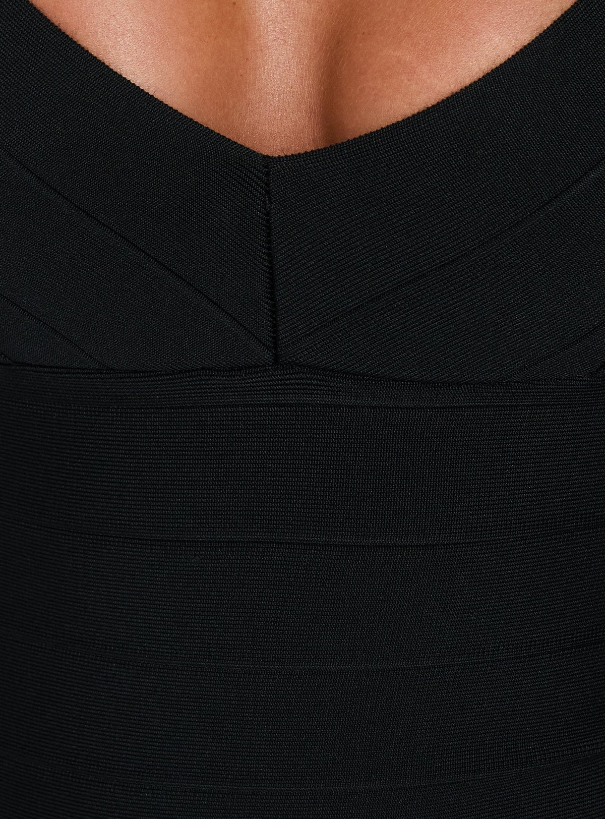 Sefina Bandage Cap Sleeve Top Black