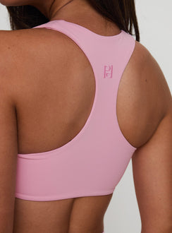 Pulse Active Halter Crop Pink