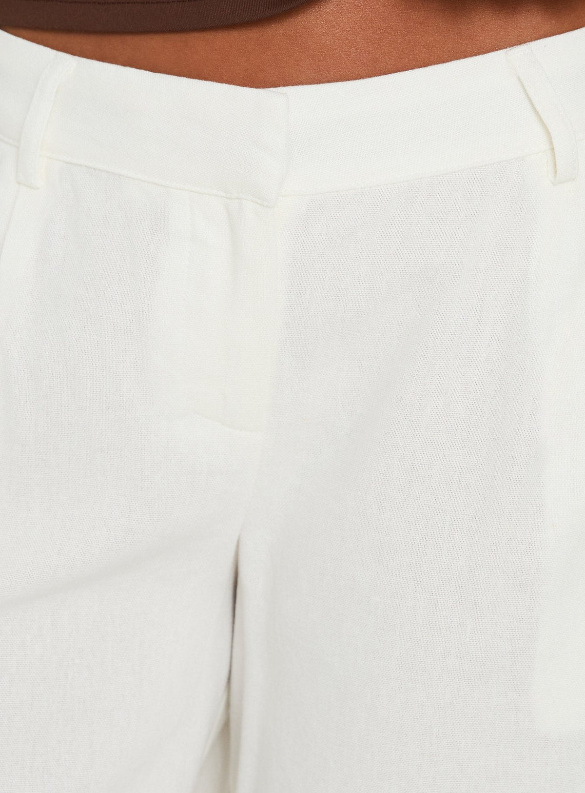 Kolbey Longline Linen Short White