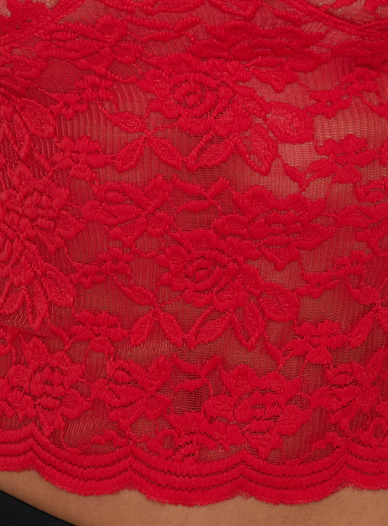 Giallo Lace Top Red
