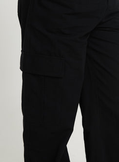 Enchantia Relaxed Cargo Pants Black