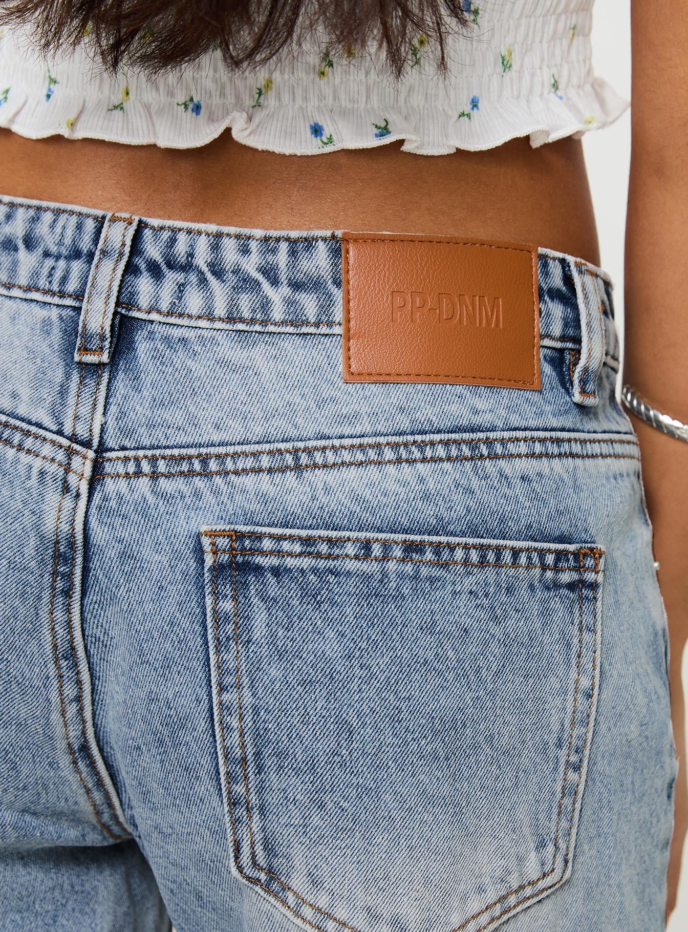 product Princess Polly Ronine Low Rise Wide Leg Jean Light Wash Low Rise Jeans 