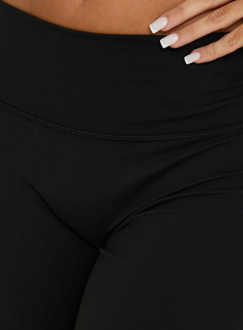 Symmetry Active Wide Leg Capri Pants Black