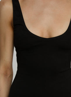 Sosa Jersey Scoop Playsuit Black