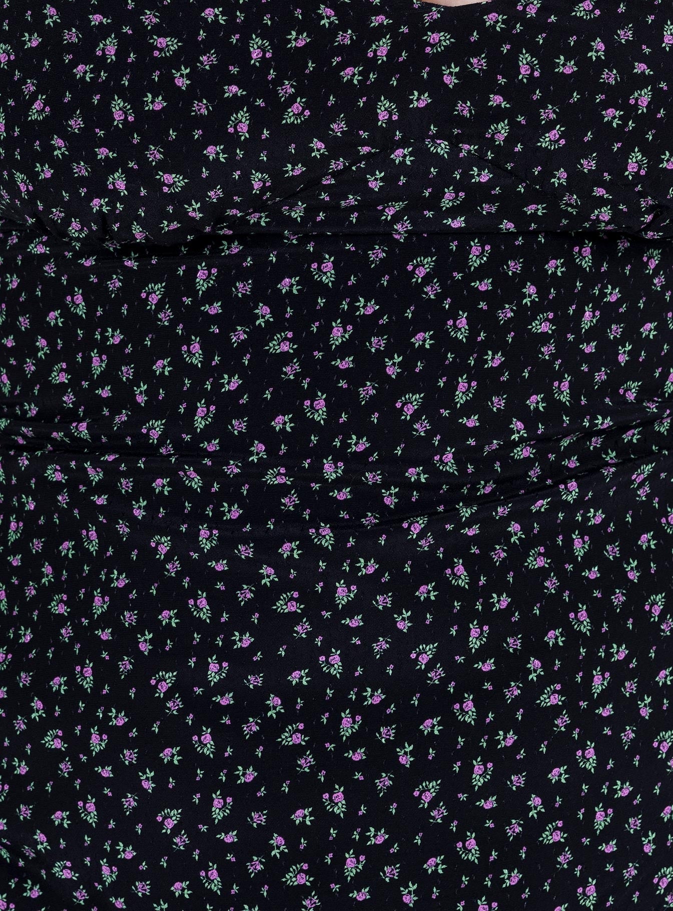 product Princess Polly Square Neck  Jaye Mini Dress Black / Pink Curve