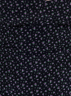 product Princess Polly Square Neck  Jaye Mini Dress Black / Pink Curve