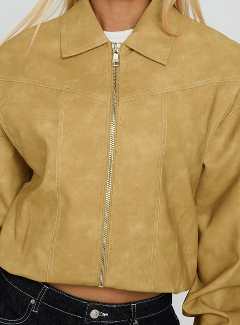 Vista Bomber Jacket Mustard