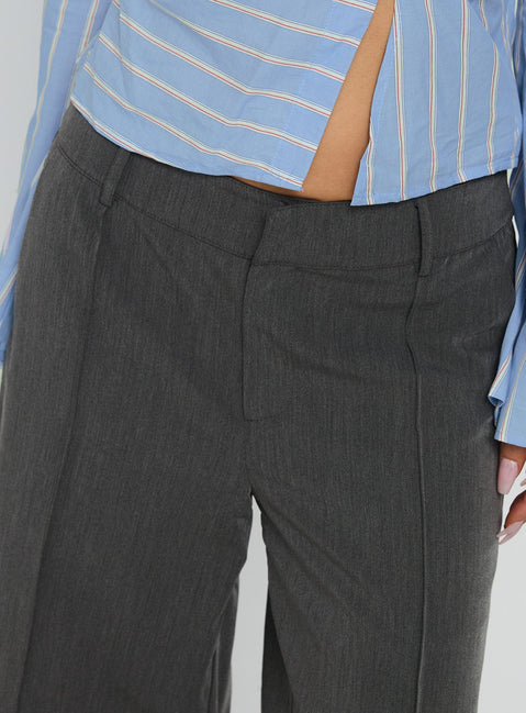 Munro Tailored Longline Shorts Grey