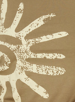 Sutin Tee Khaki Buttermilk Shell