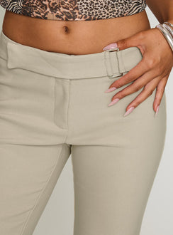 Angel Unknown Flare Pants Taupe