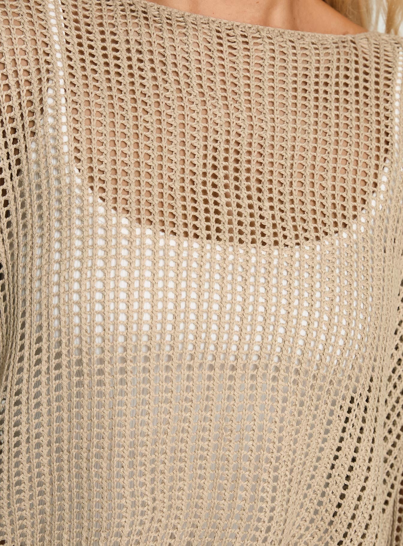 Conversations Knit Sweater Mocha