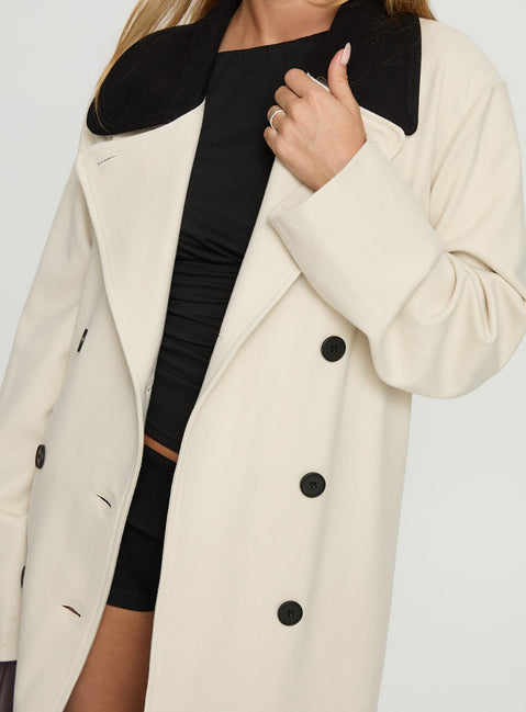 Soho Trench Coat Beige