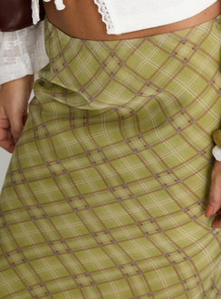 Emelyn Maxi Skirt Green