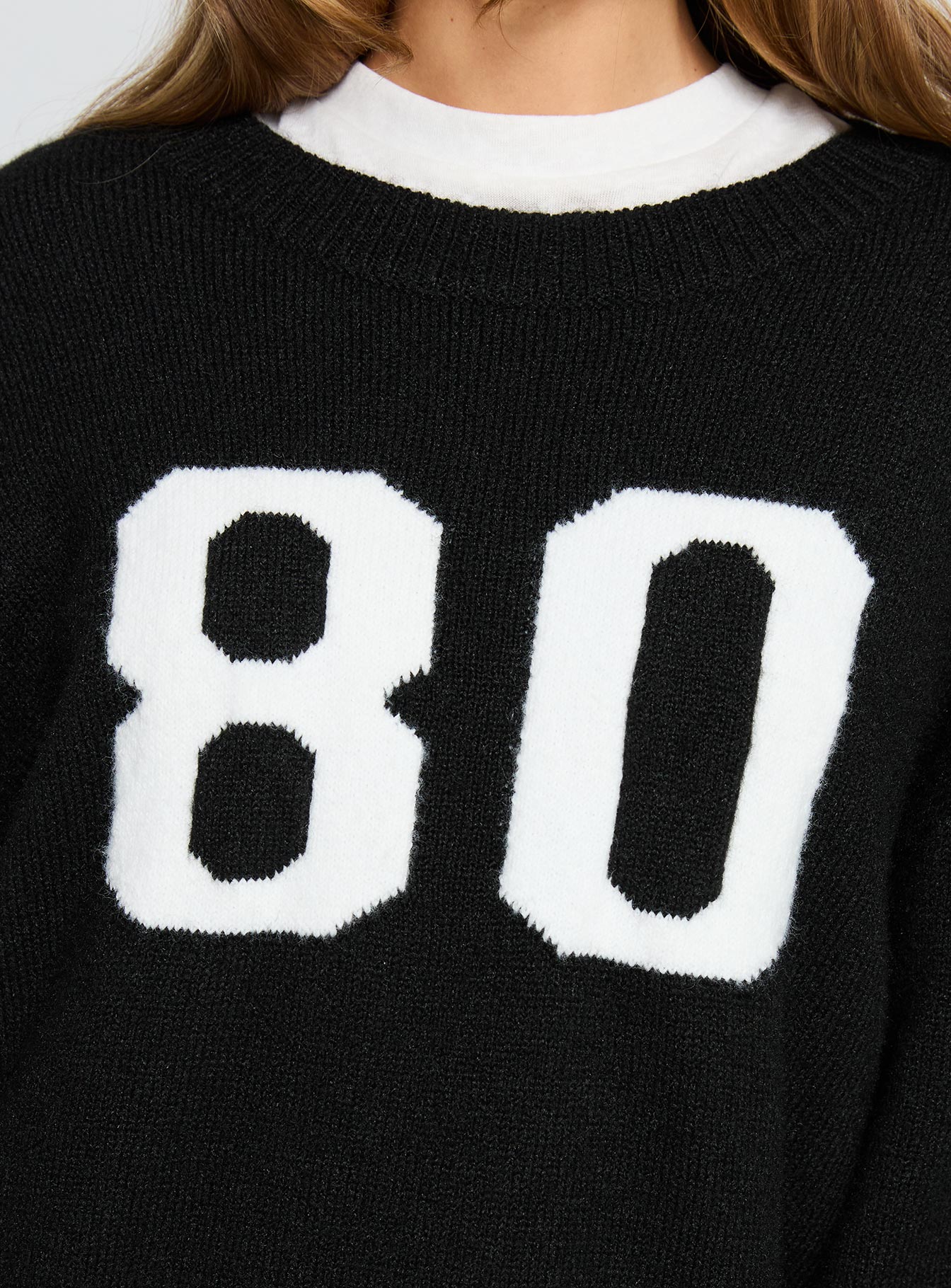 In Control Knit Jumper Black