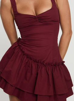 Shantelle Playsuit Burgundy