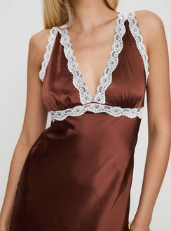 Natassja Maxi Dress Chocolate