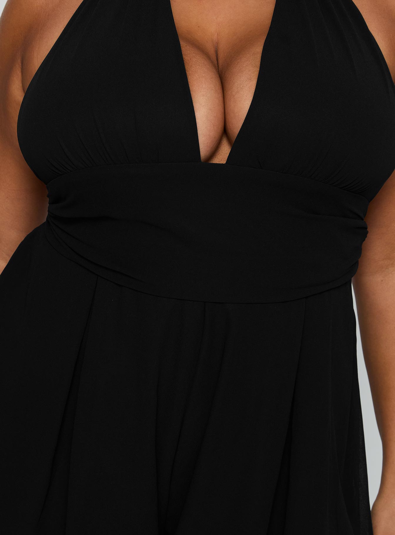 Got Me Started Romper Black Curve