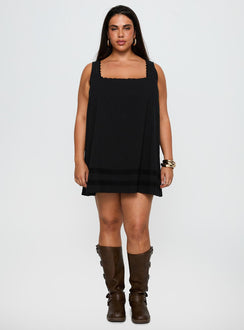 Alanah Mini Dress Black Curve