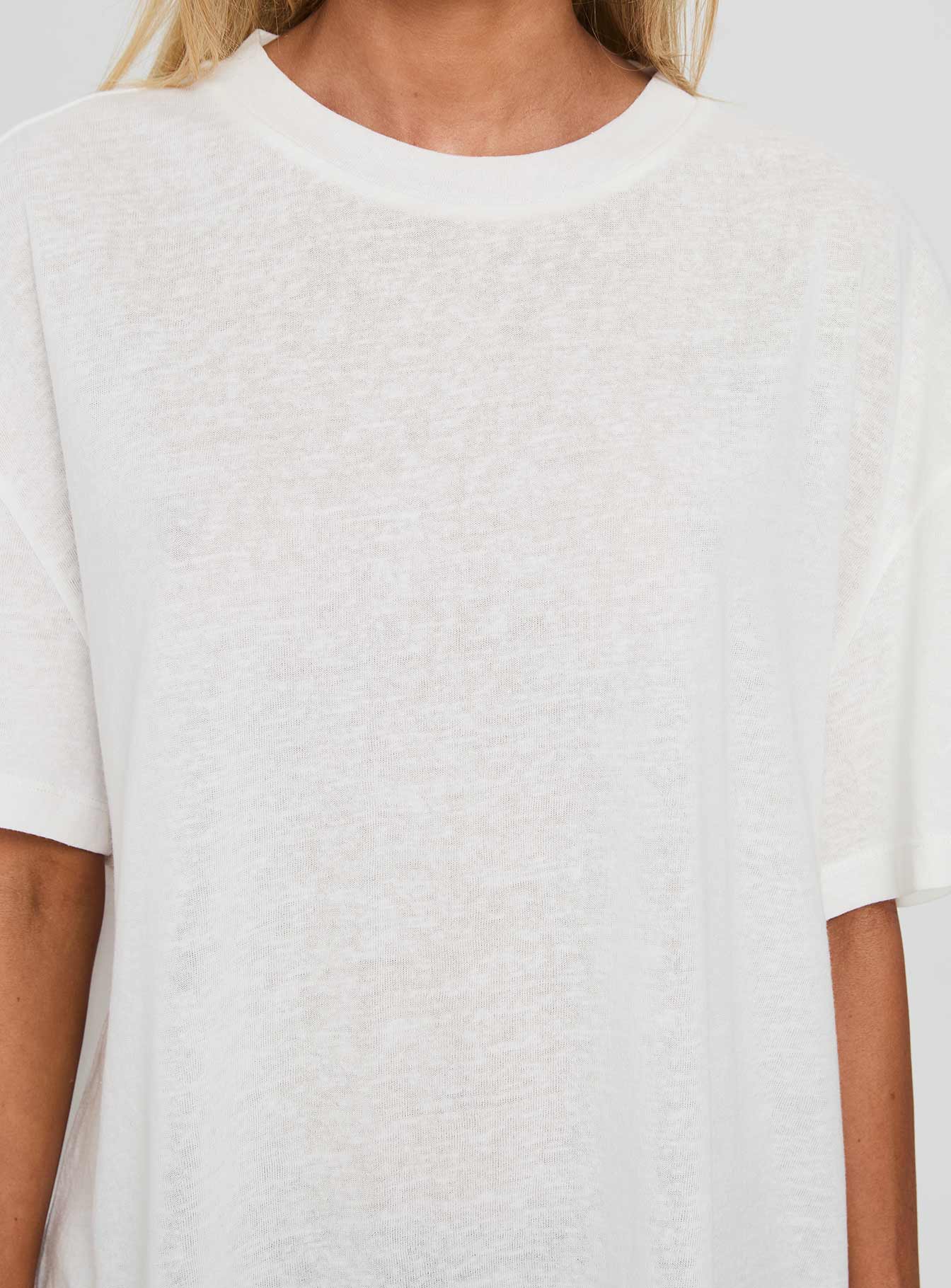 Zaydee Oversized Tee White