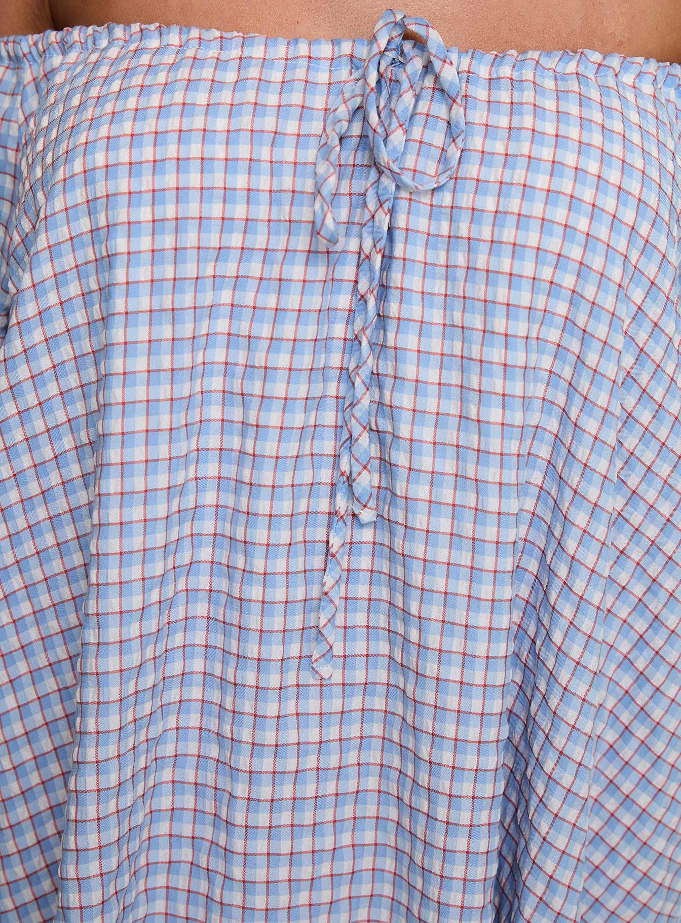 Morning Doves Mini Dress Blue