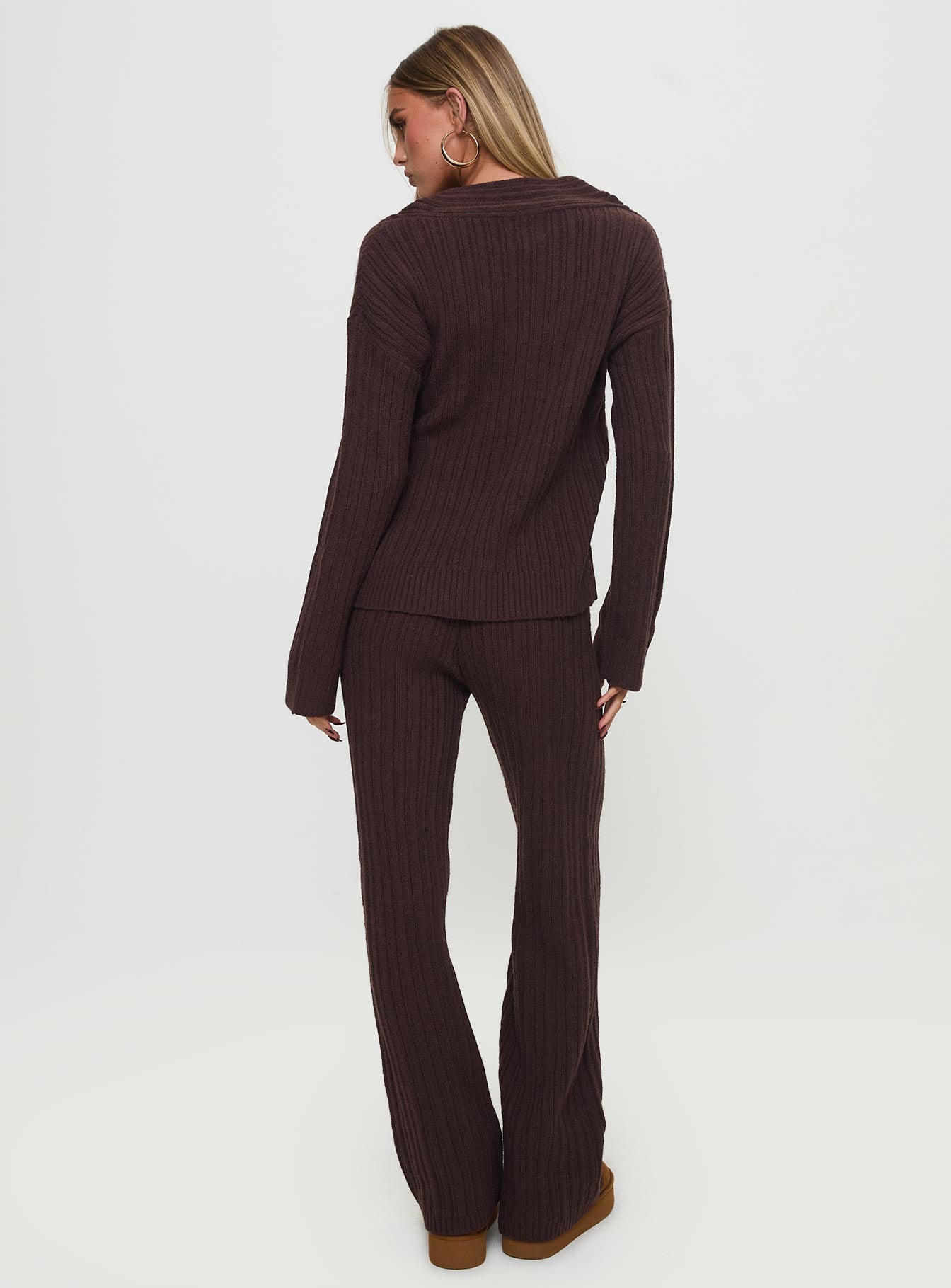 Pillows Knit Set Brown