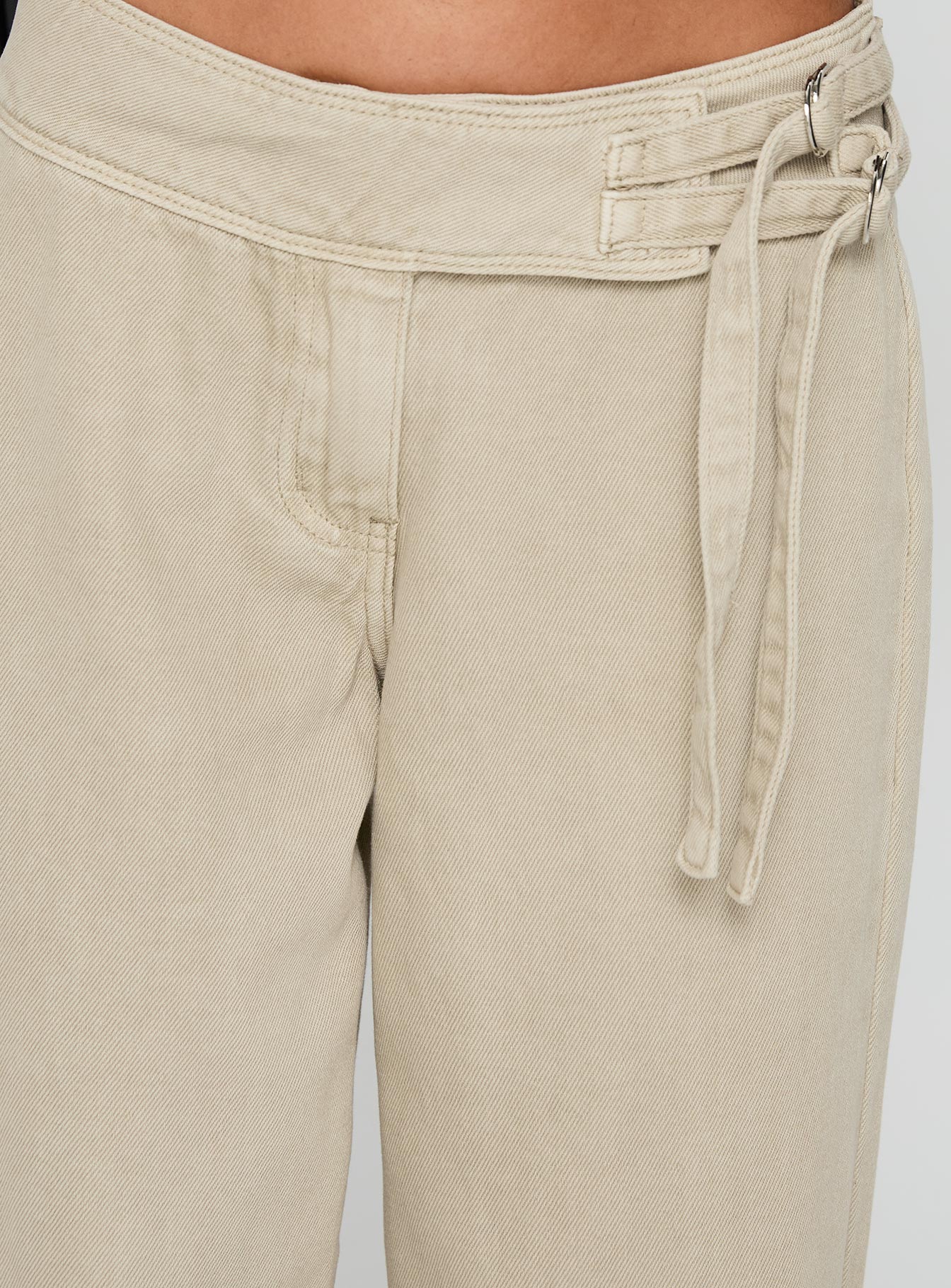 product Princess Polly Boxie Mid Rise Wide Leg Jeans Washed Green Mid Rise Jeans 