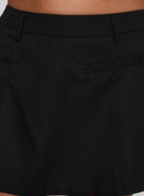 Crafted from the Barrymore Mini Skort Black womens-skirts in mini length product