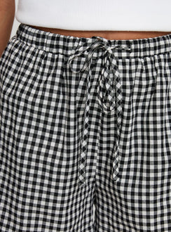 Veridian Shorts Black/White Gingham