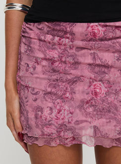 product Princess Polly Gatti Mini Skirt Purple Mini Skirts 